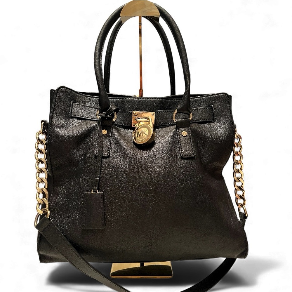 Michael Kors Hamilton Large Leather Satchel